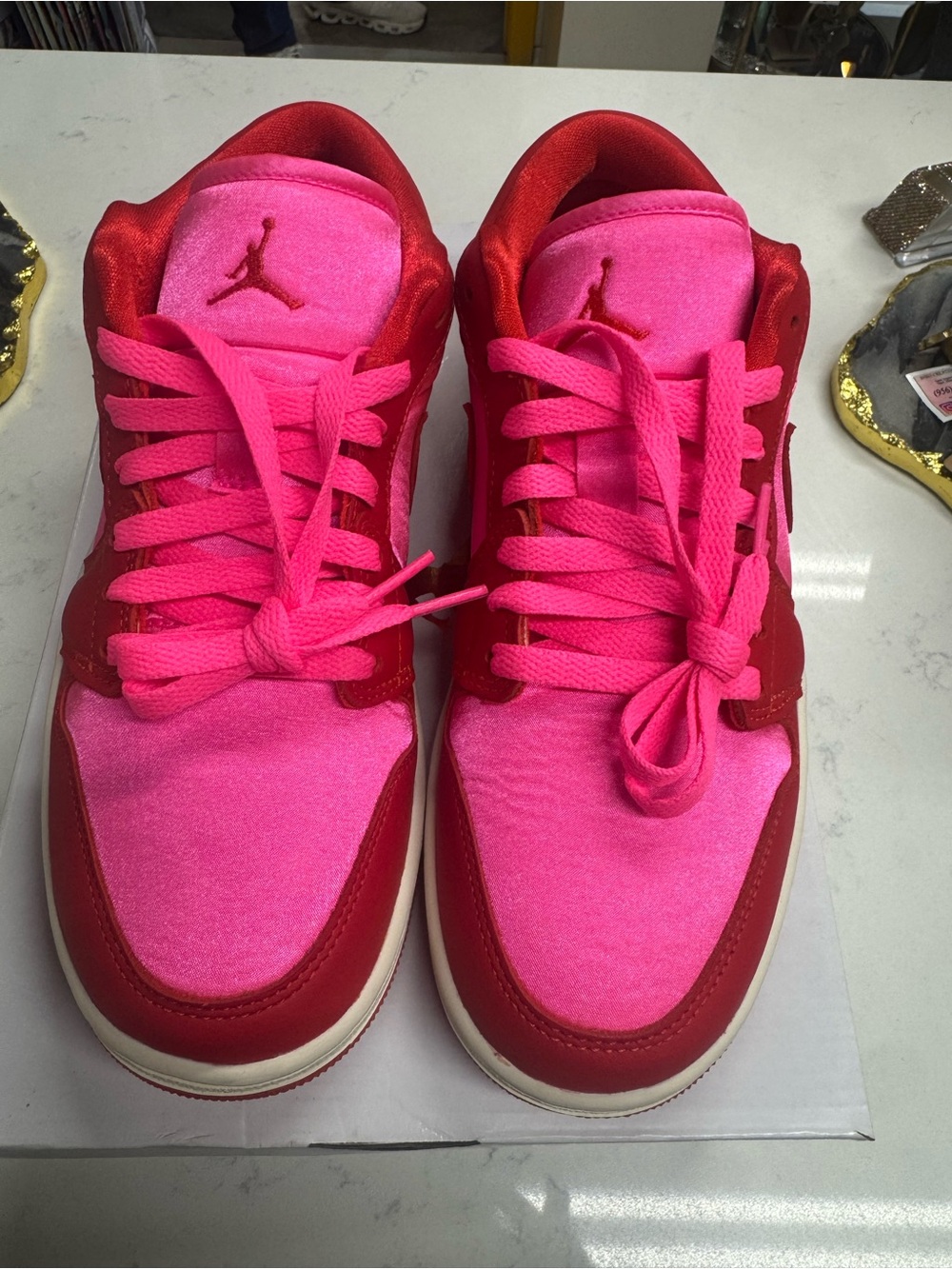 Nike Low-Top Sneakers in Pink and Red